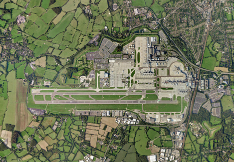 Gatwick aerial view