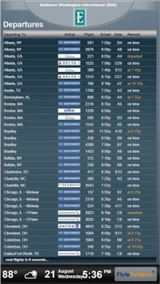 FlyteBoard offers real-time airline information