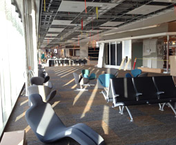 United boarding area at SFO terminal E