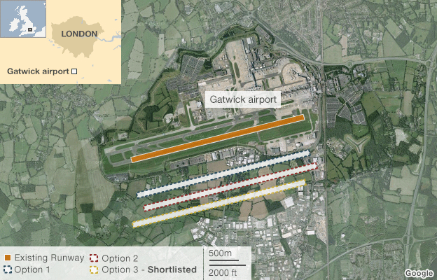 Gatwick says it is best for UK airport expansion