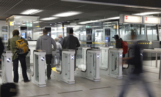 Automated border control is popular with passengers