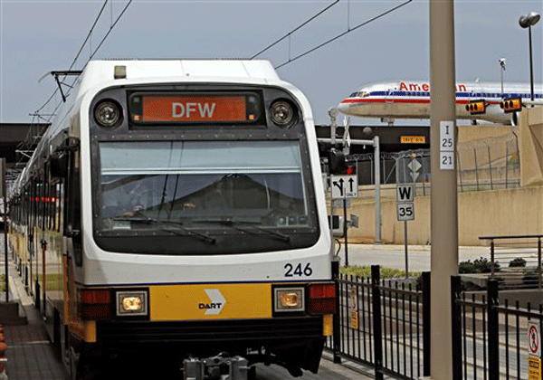 DFW light rail passenger service officially launched