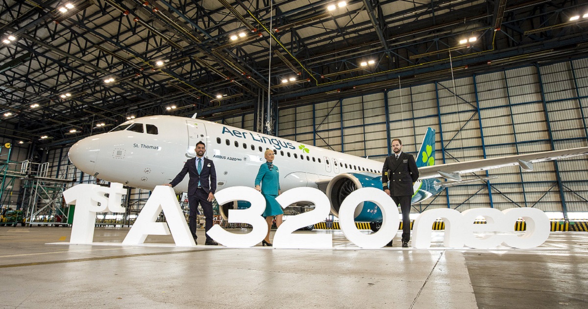 Aer Lingus starts flights with Airbus A320neo
