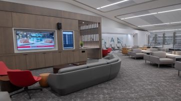 Air Canada Maple Leaf lounge - LaGuardia