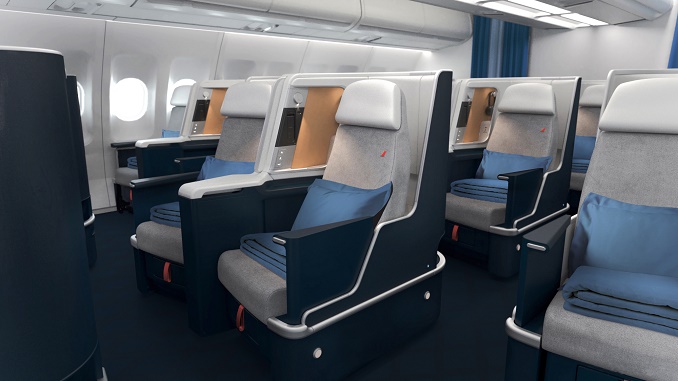 Air France A330 Business Class seat