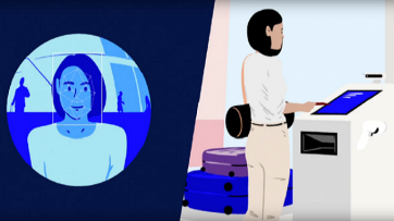 Air France biometric boarding trial