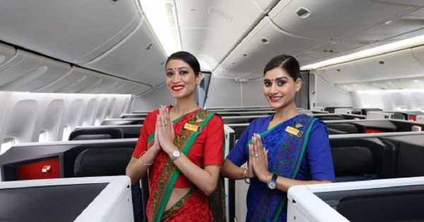 Air India inflight service
