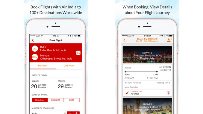 Air India launches new mobile app