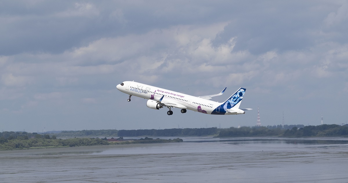 Airbus A321XLR makes its first flight
