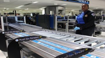 American Airlines screening at Miami