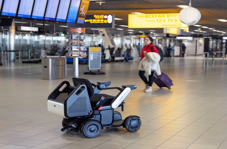 Amsterdam Schiphol trials autonomous wheelchairs