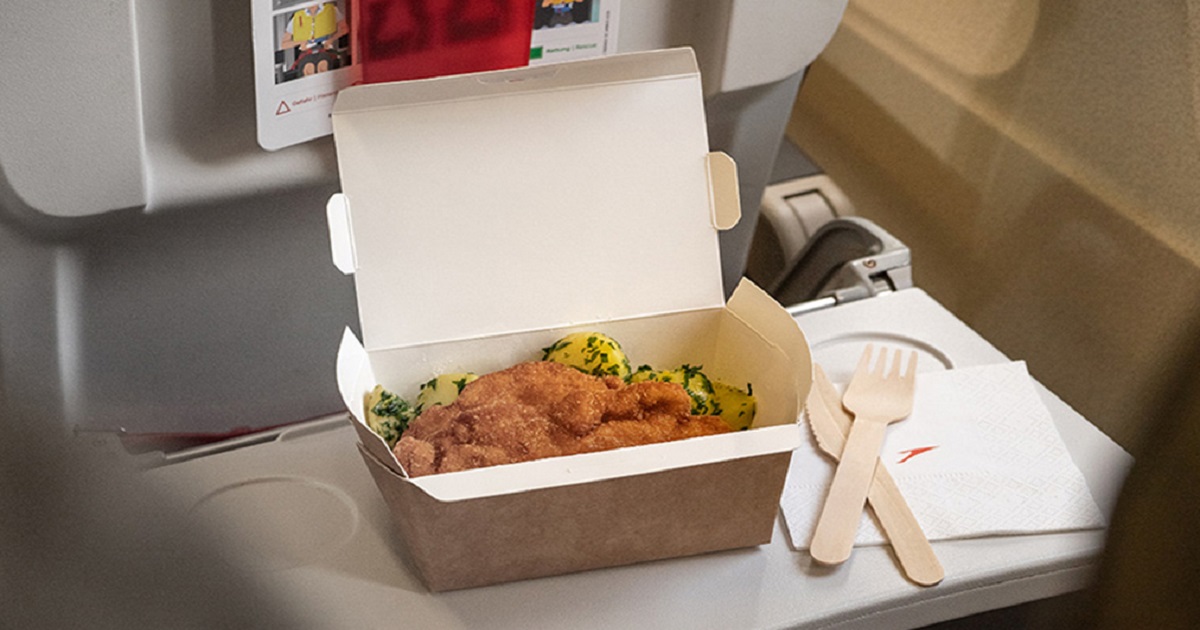 Austrian Airlines pre-order food
