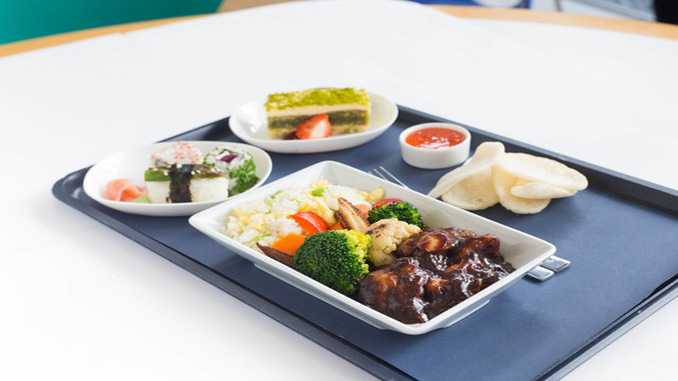 British Airways pre-order meals on flight from Gatwick