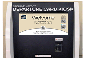 Brisbane trials digital departure card