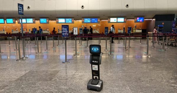 Bangalore Airport robots