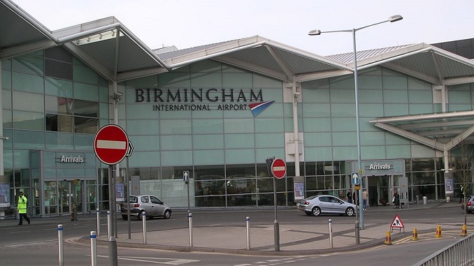 Birmingham Airport arrivals