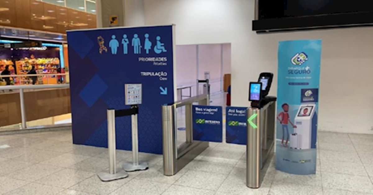 Biometric boarding at Rio de Janeiro and Sao Paulo air shuttle