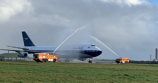 British Airways 747 last ever flight