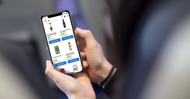 British Airways inflight ordering