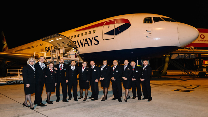 British Airways last 767 flight