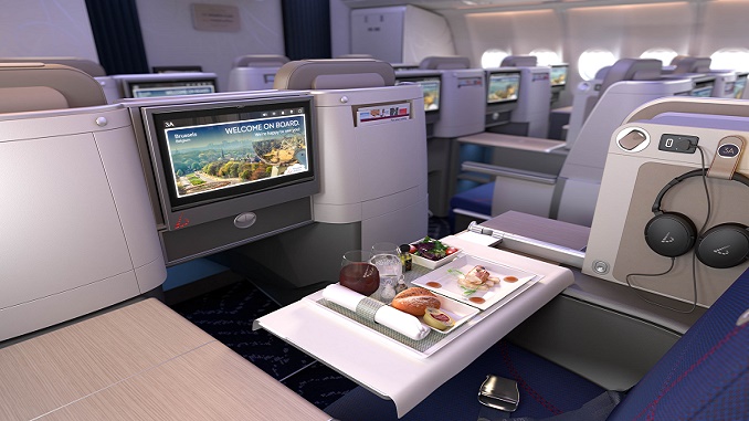 Brussels Airlines new long-haul Business Class dining