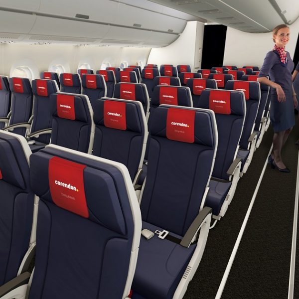Corendon’s Only Adult cabin on Amsterdam flights