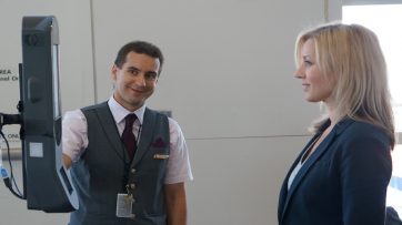 Delta pax using facial recognition