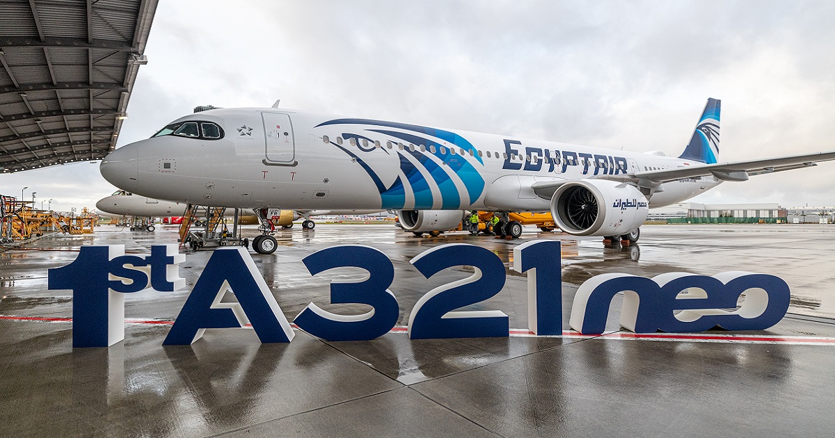 EGYPTAIR takes delivery of its first Airbus A321neo
