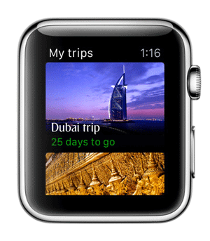 Emirates Apple Watch app