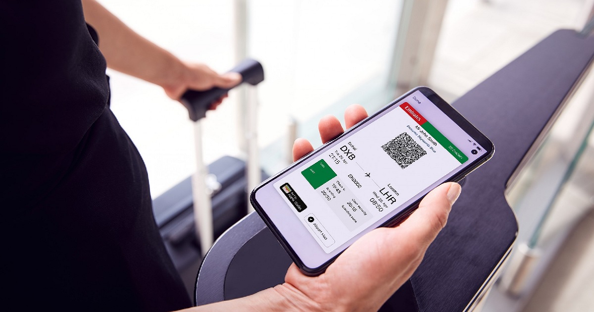 Emirates mobile boarding pass