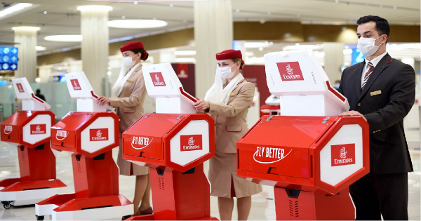 Emirates mobile check-in ports