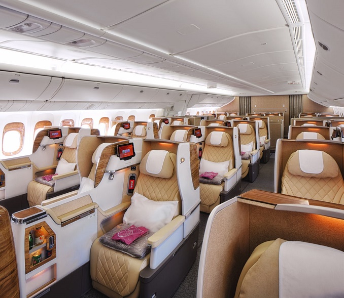 Emirates new B777 Business Class seats