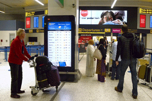 Real-time weather information at UK airports
