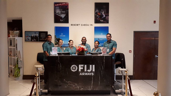 Fiji Airways Resort check-in