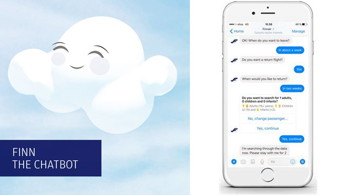 Finnair launches its first chatbot