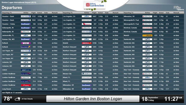 Hilton Garden Inn Boston Logan installs FlyteBoard