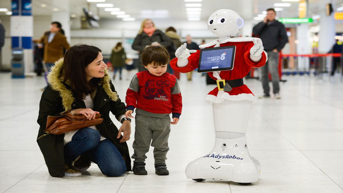 Glasgow introduces GLAdys - its robot staff member