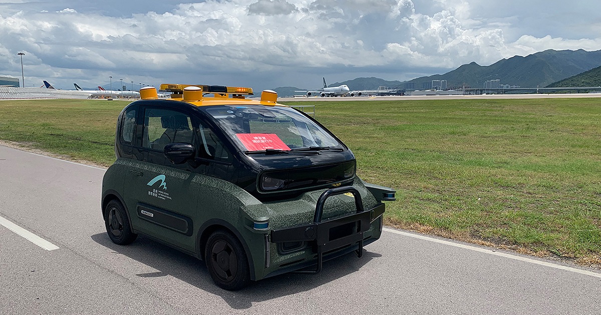 Hong Kong Airport’s unmanned patrol cars