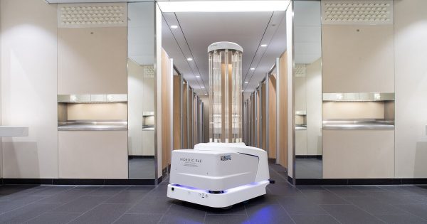 Heathrow uses cleaning robots and other anti-viral measures