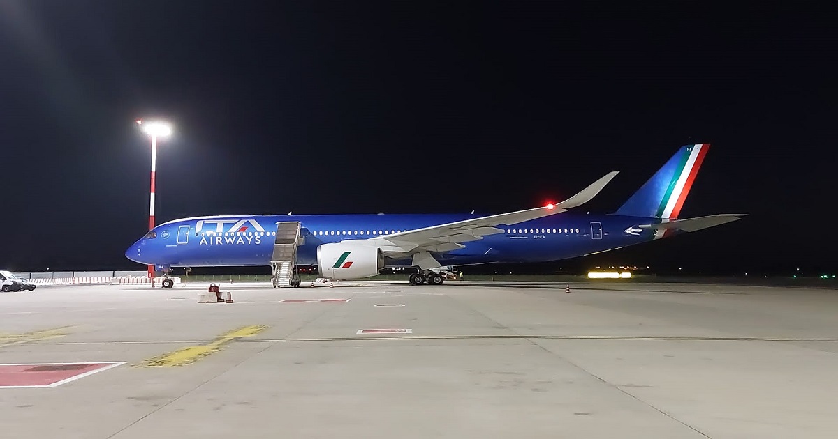 ITA Airways receives its first A350