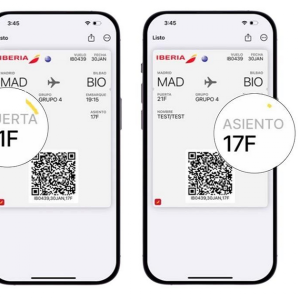 Iberia dynamic boarding pass updates in real-time