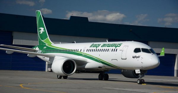 Iraqi Airways receives its first Airbus A220