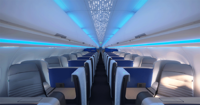 JetBlue A321LR Mint Cabin