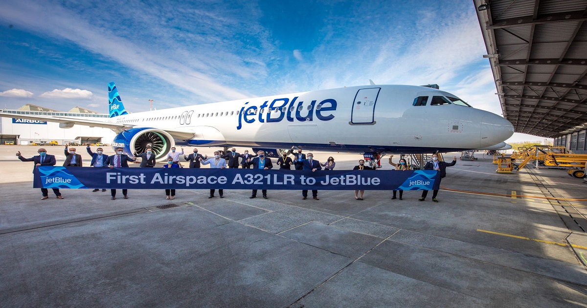 JetBlue first A320LR