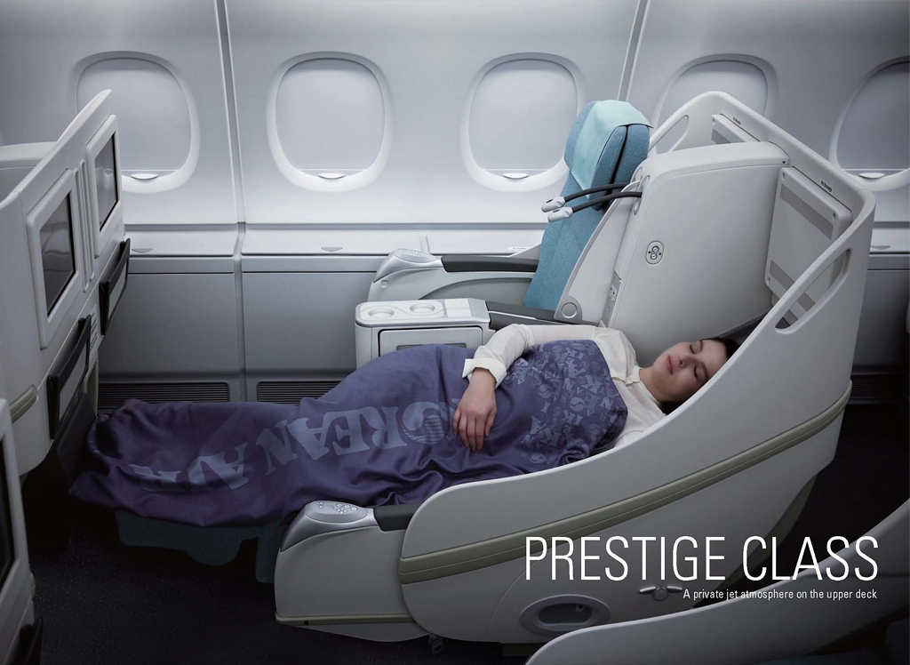 Korean Air revamps Prestige Class