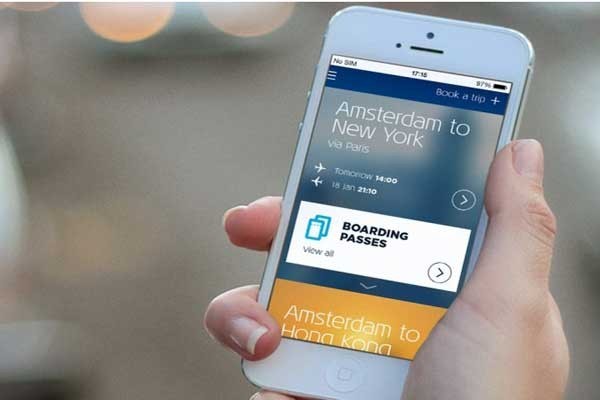 KLM new personalised smartphone app for iOS and Android