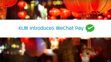KLM to accept WeChat payments
