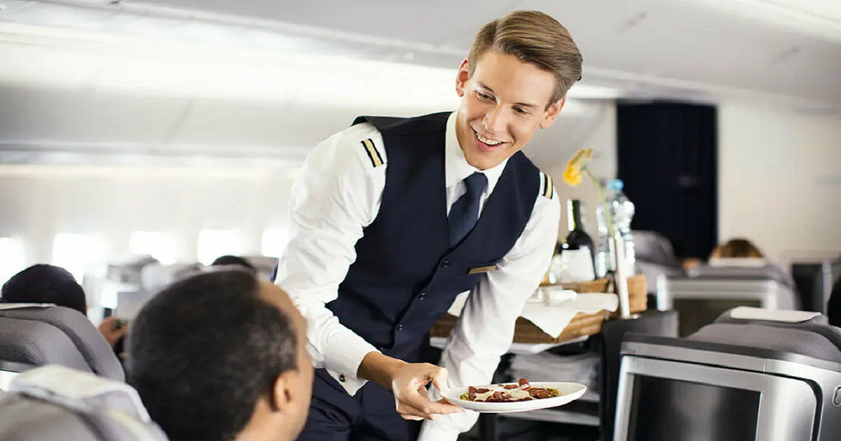 Lufthansa Business Class Meal Service