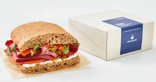 Lufthansa Onboard Delights sandwich