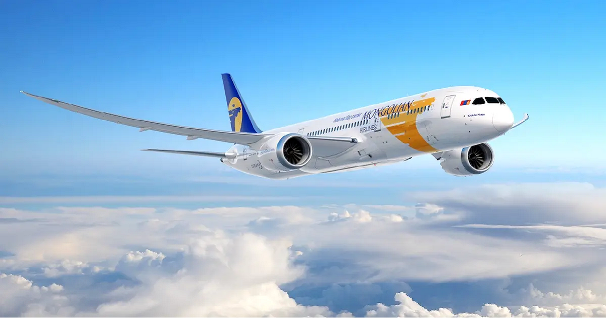 MIAT Mongolian Airlines first Boeing 787